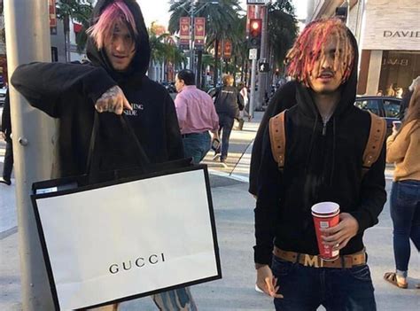 gucci logo lil pump|lil peep gucci gang.